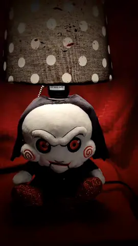 🧩Greetings. I want to play a game🧩 #saw #jigsaw #jigsawpuppet #horrordecor #halloweendecor #tablelamp #desklamp #sawjigsaw 