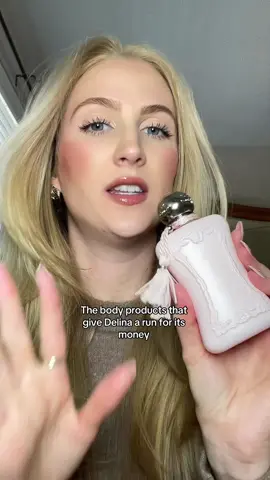 Delina will always be my girl 💖 but these body products from @Orena Fragrances are giving her a run for her money. Use code ERIN10 to save you some money! #perfumetiktok #perfumetok #fragrancetiktok #delina #delinaexclusif #orenafragrances #delinadupe 