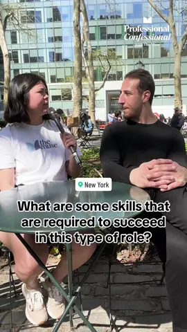 Crossing paths with an entrepreneur perfecting his communication game. What's the work skill you're leveling up today? Let's chat! 💼👩‍💻 #streetinterview #careeradvice #businessowner #entrepreneurship