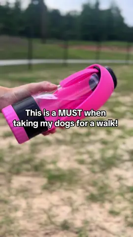 Worried about your dog/s getting thirsty while in a walk. I love this dog watee bottle!! Makes it so much easier, it also golds treats/food in the bottom!  #dog #doode #doodles #doggywaterbottle #dogs #dogsupplies 