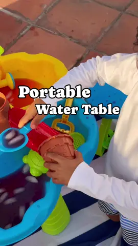 Portabke water table @Toys“R”Us #Outdoors #outdoorplay #kidtoys #toyreview #momoftiktok #momlife #boymom #waterslide #kids 