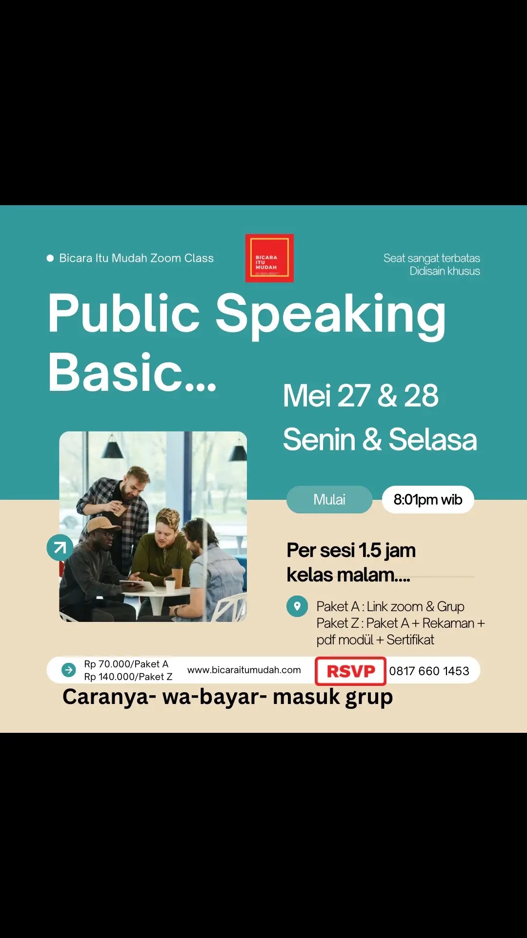 #publicspeaking menunggu untuk tidak bisa adalah siksaan tersendiri. Kami akan selalu ada