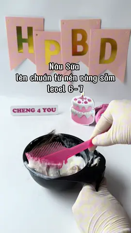 Nhuộm Nâu sữa dịu keo mừng nghỉ hè điiii #chenglovehair #cheng4you #xuhuong #trending #fyp #viral 