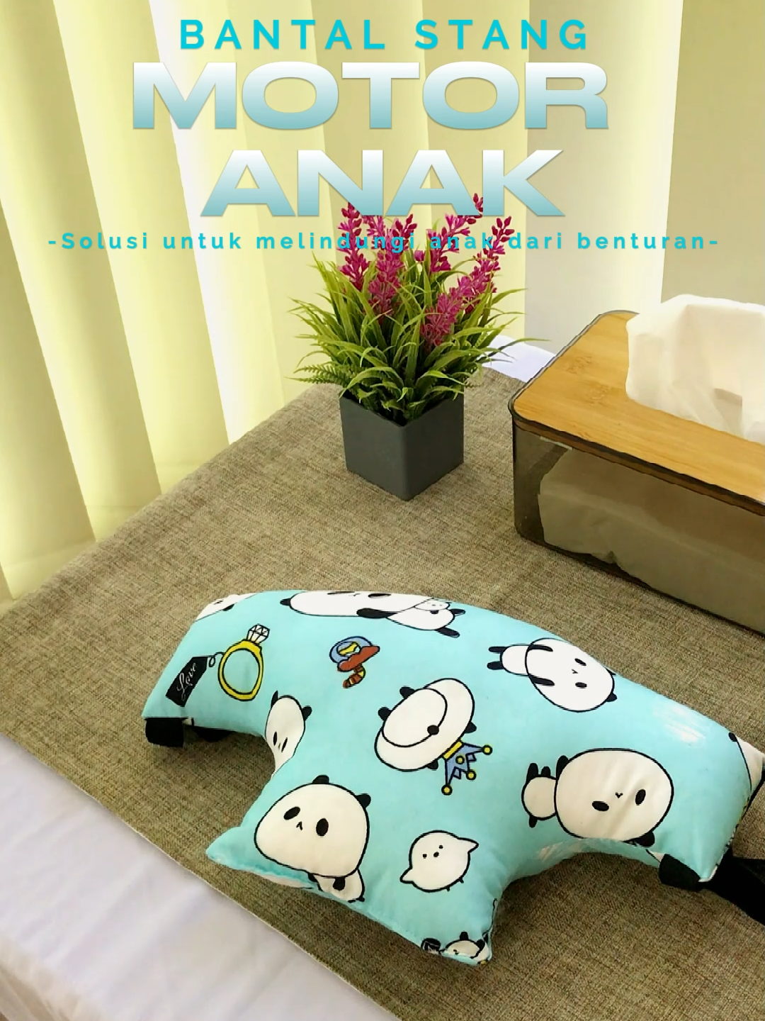 Bantal Stang Motor untuk anak agar terhindar dari benturan, yuk checkuot sekarang ya! #WIBGAJIAN #bantalstangmotor #fyp #fypシ゚