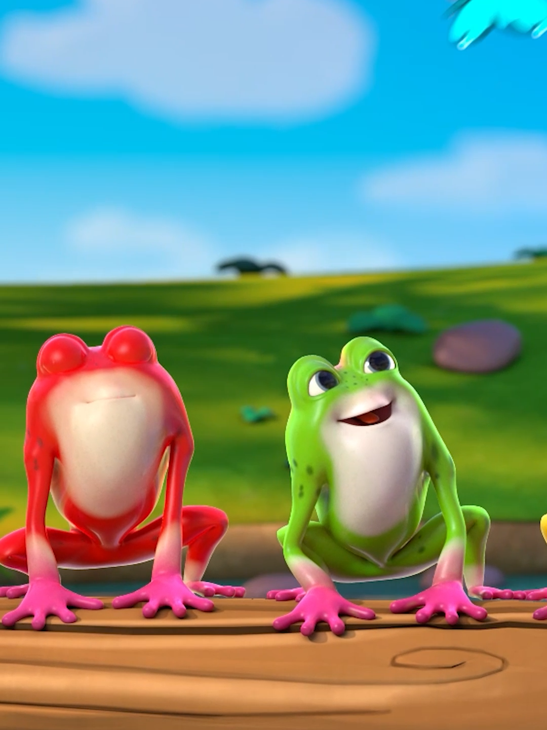 Five Little Frogs. Frog Jumped Into The Pool. #kids #preschool #kidsactivities #kindergarten #toddler #nurseryrhymes #baby #animation #cartoon #kidslearning #nunutv