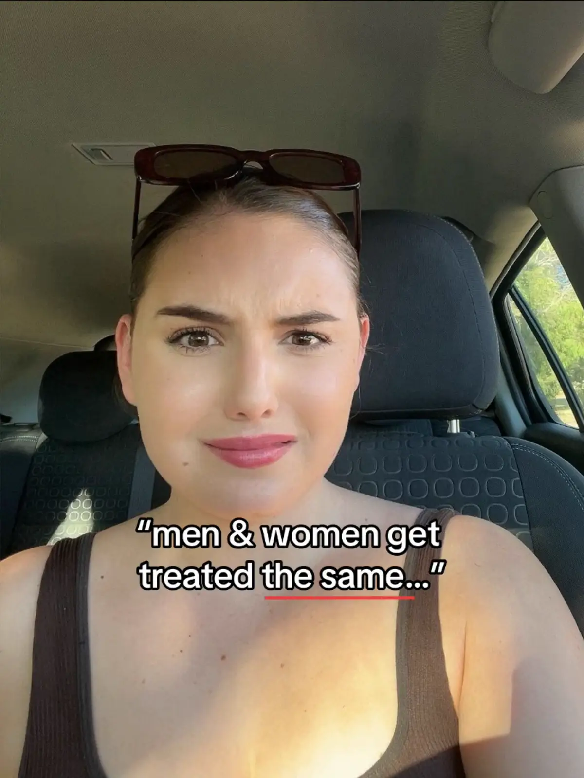 “men & women get treated the same….” #women #WomenOfTikTok xx