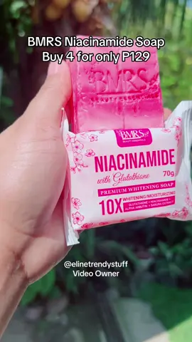Trending Niacinamide Soap. Buy 4 for only P129. Free Shipping. Free Meshnet & Collagen Mask#soap#niacinamidesoap#whiteningsoap#foryou  