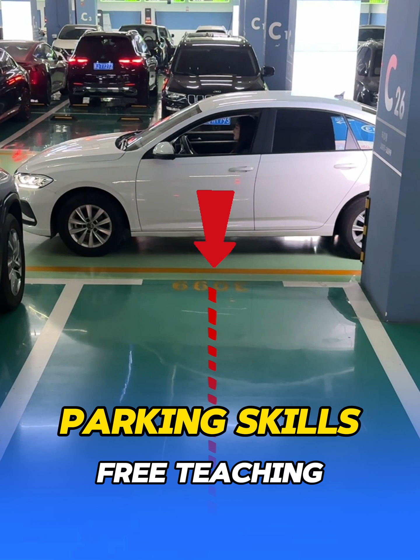 Parking skills that only 5% of drivers know, free teaching! #skills#automobile#carsafety#tips#automobile#manual