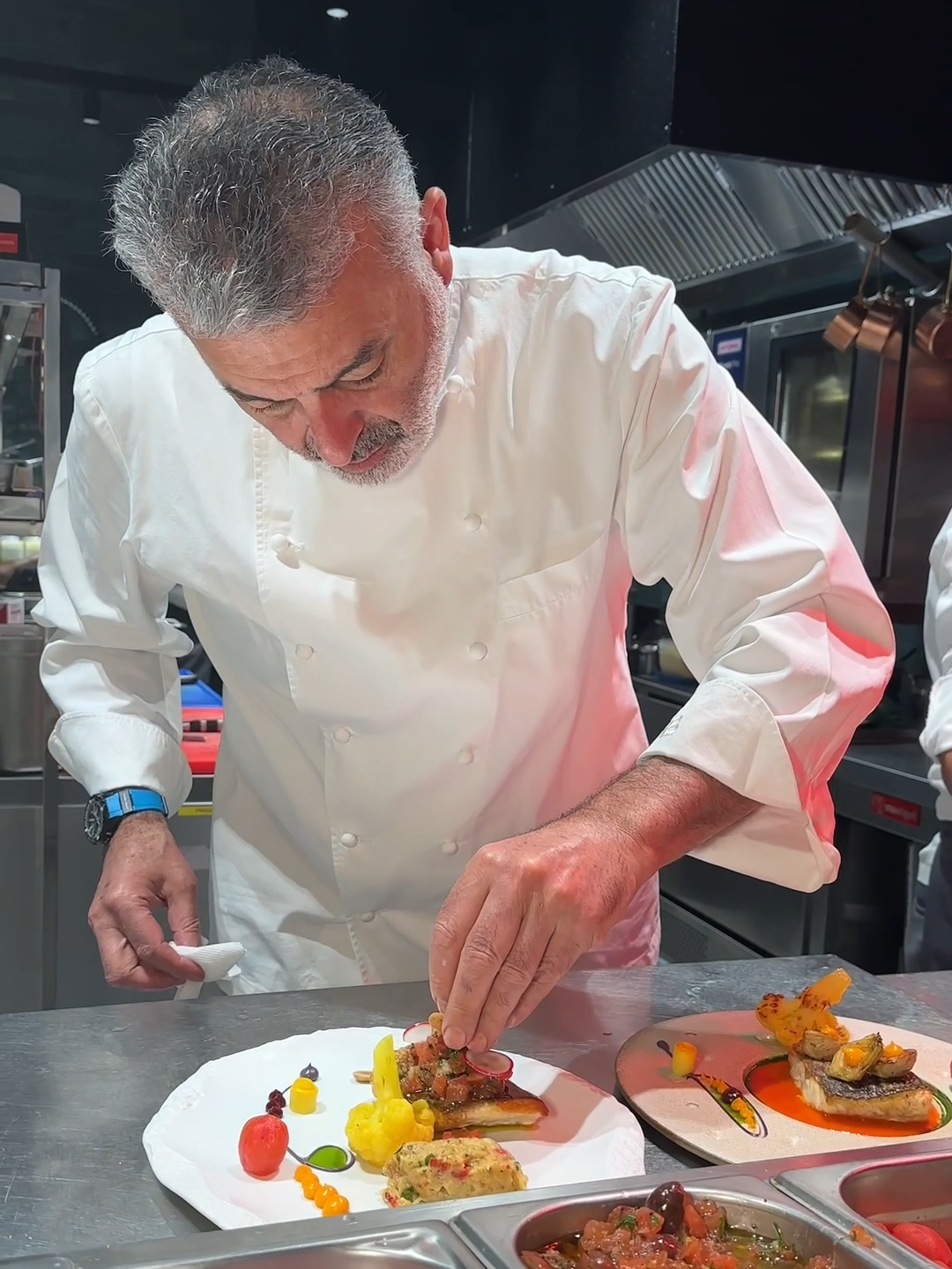 Which fish would you choose? “Sea Bass” or “Sea Bream” 😄?  @chef_joseph_hadad  #ChefJosephHadad #CAJUJosephHadad #DiscoverBucharest