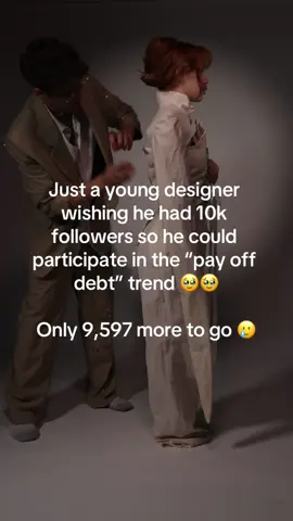 Gotta try whatever we can 🤞🏼#payoffdebt #payoffmydebt #contentcreator #fashiondesigner  #roadto10k #socialmediagrowth 