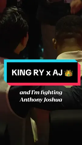King Ry x AJ 👀 #furyusyk #ringoffire #ryangarcia #kingryan #kingry #aj #anthonyjoshua 