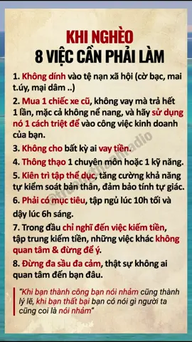 Khi bạn thành công bạn nói nhảm cũng thành lý lẽ .... #truongthanhradio #baihoccuocsong #ynghiacuocsong #trietlycuocsong #giauco #thanhcong