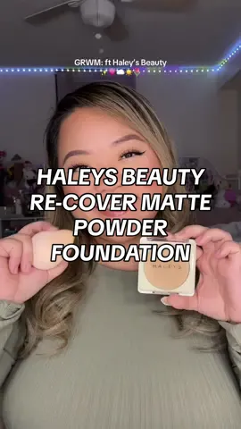 gifted by HALEYS Beauty || Okay but this Re-mix complexion sponge and the Re-cover matte weightless powder foundation is CHEFS KISS 😍 Buildable coverage and lightweight! Adding to faves pile 💖 @HALEYS Beauty  #haleysbeauty #aapiowned #fyp #grwm #powderfoundation #MakeupRoutine #everydaymakeup #foryou #makeuptutorial #foryoupage #gifted 