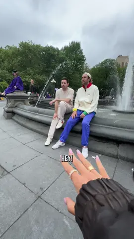 Bumped into @Two Friends in Washington Square Park 🤯 Surprise at the end for youu #therunninginterviewshow #runwithkate 