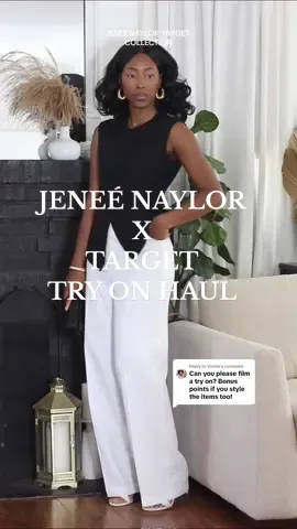 Replying to @Vonita Here’s a try-on haul of @Jenee Naylor’s @target collection. And I need my bonus points for the styling 💅🏾 😂 Hope this was helpful 🫶🏾 I’m 5’9” #target #targethaul #jeneenaylor #jeneenaylortarget #minivlog #shopping #futurecollectivextarget