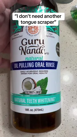 16oz is here now! #gurunanda #oilpulling #coconut #oralrinse #mint #oralcare 