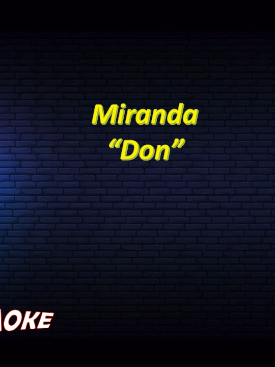 Miranda - Don #karaoke #karaoketiktok #karaokechallenge #karaoketainha #karaoketime #karaokeduets #miranda #mirandaargentina #mirandadon #don #peru #peruana #cusco #cusco_peru🇵🇪 #cuscoperu #cuscotiktok #popespañol #parati #viral #musica