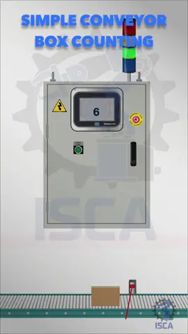 This project uses Studio5000 to program a simple PLC counter that tracks boxes on a conveyor. A sensor detects each passing box, updating the count in real-time. The animation illustrates the sensor’s detection process on the conveyor, demonstrating an efficient and straightforward automation solution. #mechatronics #plcprogramming #programming #programmer #controlsengineering #automationengineer #engineering #engineeringstudent #engineer #ingenieria #plc #plcprogrammer #mechatronics #ingenieros #ingeniero #eletricista #motor  #pIcprogrammingtutorial  #Automation #electrician  #Maintenance #Controls #iscaUni  #isca_university #iscauniversity 