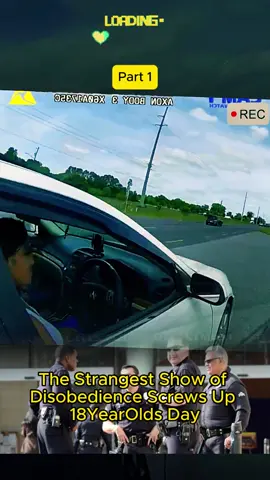 The Strangest Show of Disobedience Screws...part1 #cops #police #copsoftiktok #usa #fyp