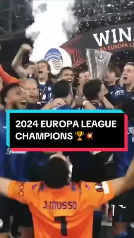 ATALANTA'S MOMENT ✨ THE 2024 EUROPA LEAGUE CHAMPIONS 💥 #UELFinal #EuropaLeague #Atalanta