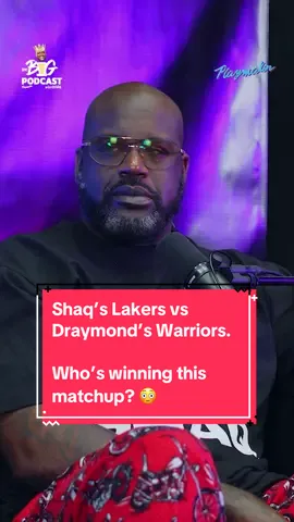 Shaq’s Lakers vs Draymond’s Warriors. Who’s winning this matchup?  #lakers #warriors #kobebryant #draymondgreen #klaythompson #NBA #nbaplayoffs #fyp #shaquilleoneal #shaq 