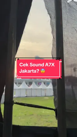 cek sound A7X? 😨🫣 Fix “Seize The Day & Dear God” dibawain?  #a7x #avengedsevenfold #a7xjakarta #konseravengedsevenfold #seizetheday #deargod 