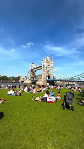London , tower bridge in Summer :) #london #tiktok #fyp 