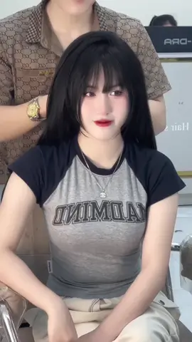 Duỗi hơi nước giải pháp tốt nhất cho chị em tóc cháy/ khô sơ/ rụng nhiều 🥰#nicehair #duoihoinuoc #salontocquan7 #toclayer 