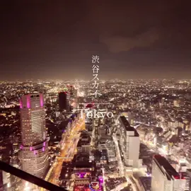 大都市の夜景を眺めながら何を思う🏙🌃 #東京 #渋谷スカイ #渋谷#夜景#Tokyo#sibuya#日本の風景 #日本の絶景 #Tokyotravel