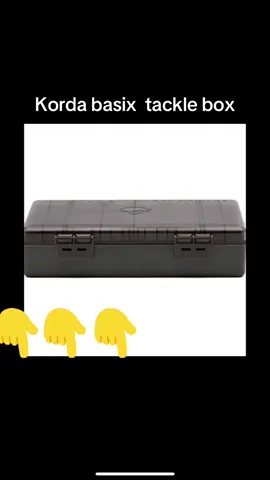 Korda basix tsckle box #fypシ #trending #fyp #MentalHealth #viral #carpfishing #carp #fishing #korda #tackle 