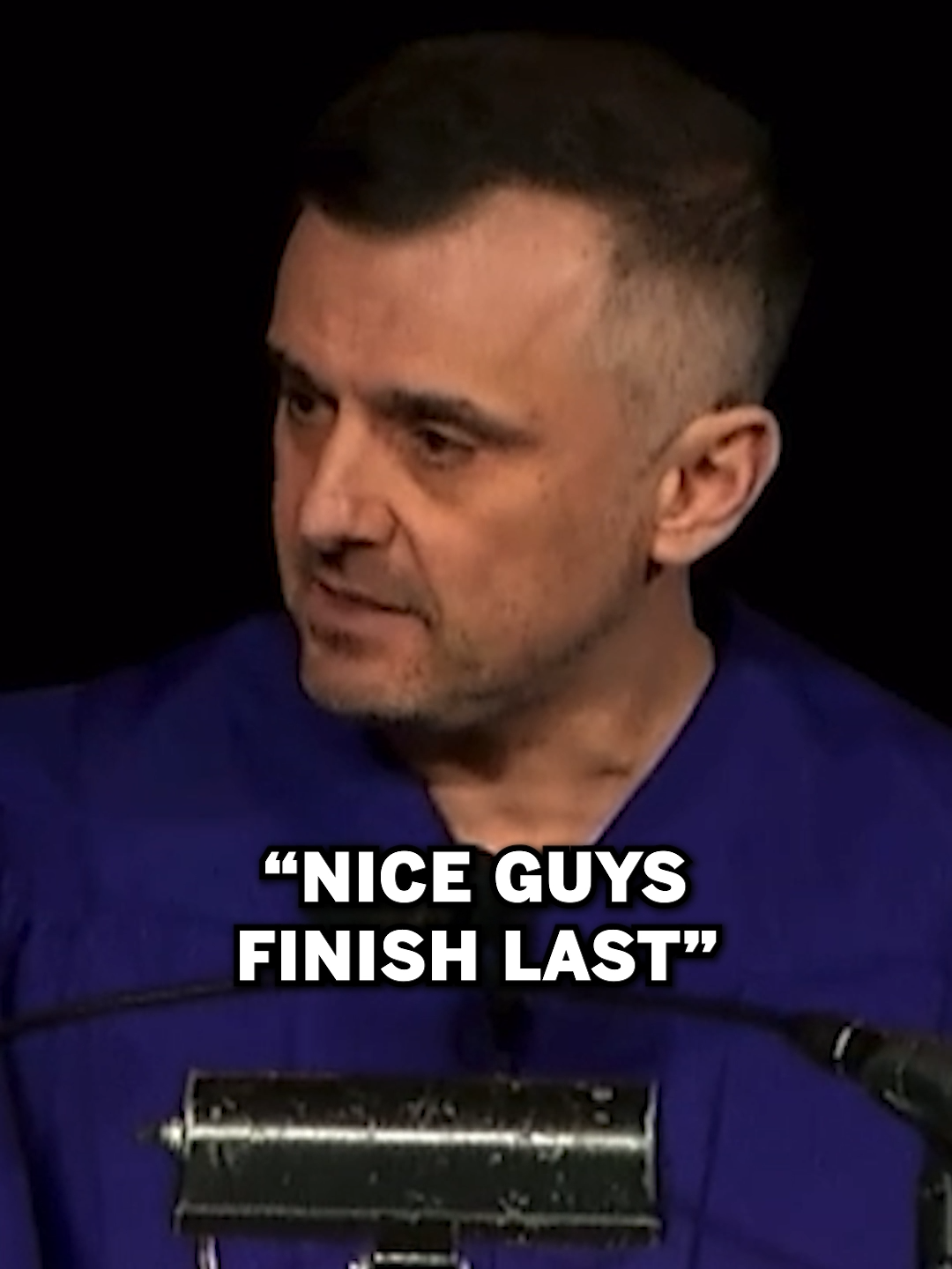 Nice guys and gals finish first ... the world has this mixed up! #garyvee #nyu #speech #niceguysfinishfirst