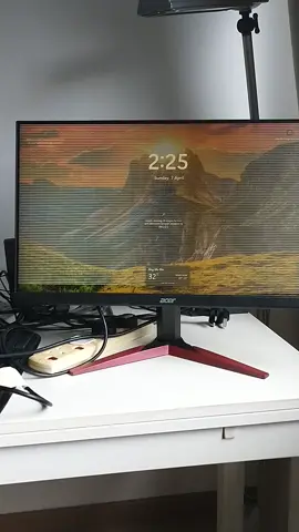 my monitor screen showing 