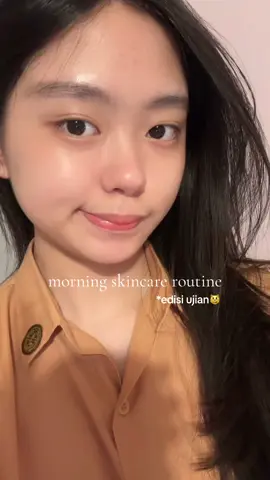 morning skincare routine ☀️ #sunscreen #fyp #skincare #viral 