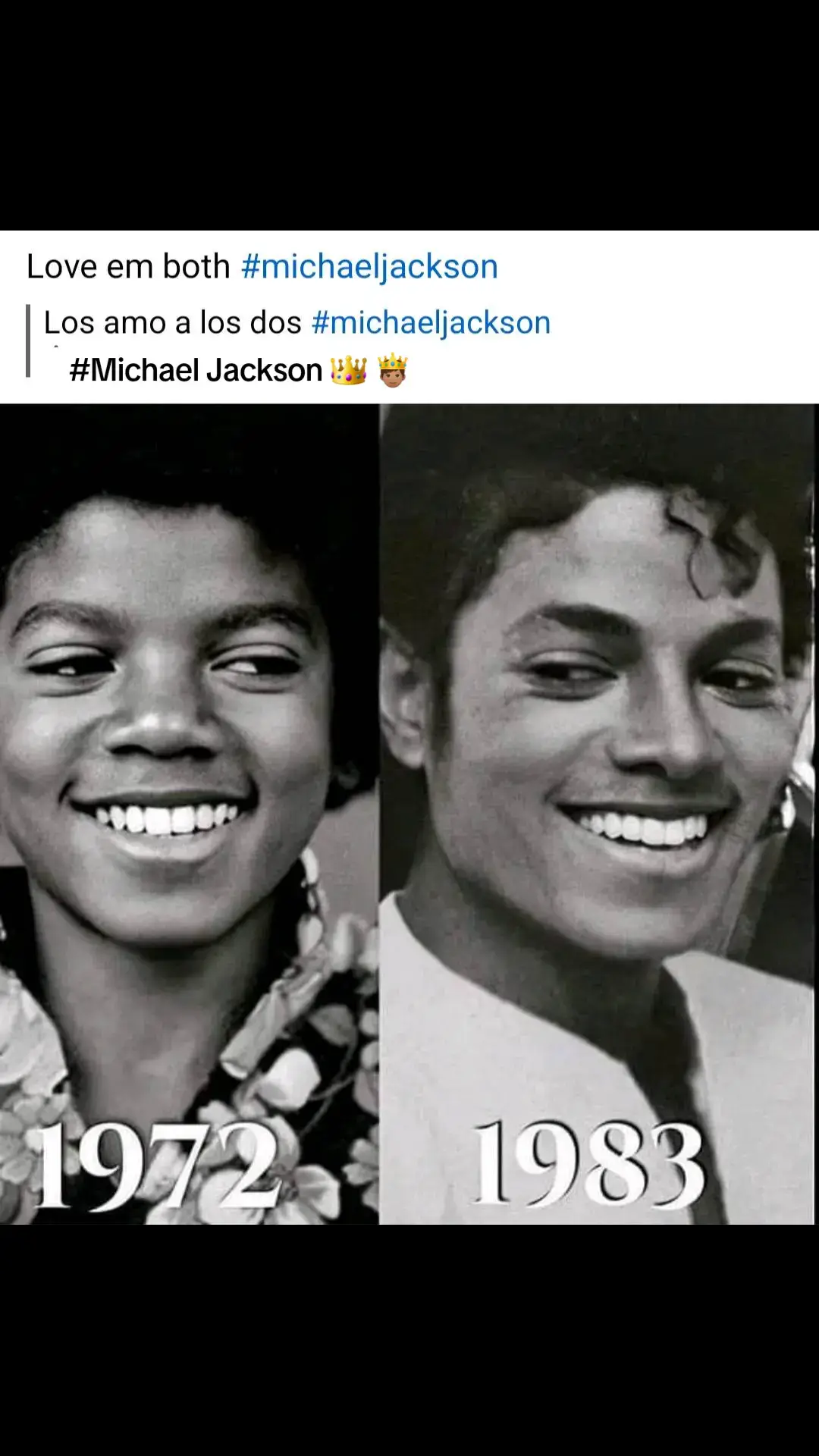 Love em both #michaeljackson Los amo a los dos #michaeljackson #michaeljackson #sigueme_para_mas_videos_asi #Michael #moonwalk #apoyo❤️ #apoyo❤️ #mj #doyouremember 