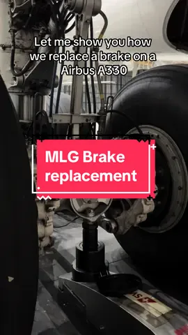 Have you ever wondered how and when a brake is replaced? ✈️🛠️ When landing, the aircraft is brought to a stop by reversing the engine thrust and then applying the brakes on the main wheels at a high speed. During this manoeuvre, the carbon discs reach temperatures of up to 300°C. We replace the brakes before their power starts to diminish due to wear and tear. Drop your questions below.⬇️ #flyswiss #aircraftmechanic #aircraftmaintenance #a330 