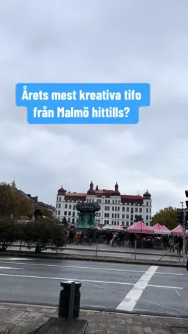 Årets mest kreativa tifo från Malmö i år? #foryoupage #foryou #malmöff #viral #ultras 