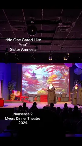One of my favorite songs I’ve ever had the pleasure of singing onstage. #noonecaredlikeyou #nunsense2 #nunsense #sistermarypaul #sisteramnesia #musicaltheatre #actor #singer #myersdinnertheatre #singersoftiktok #broadway #broadwaymusicals 
