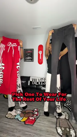 Pick one #fashion #StreetStyle #pants #streetwear #stackedjeans 