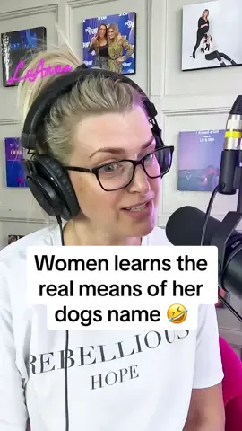 Imagine naming your dog this 🤣 you can listen to this story along with so much more by clicking the link in our bio and listening to todays episode! @Anna Williamson @Luisa Zissman @Global #luanna #luannathepodcast #funnypodcast #podcastclips #funnystorytime #dogowner #dogstory #adopteddog 