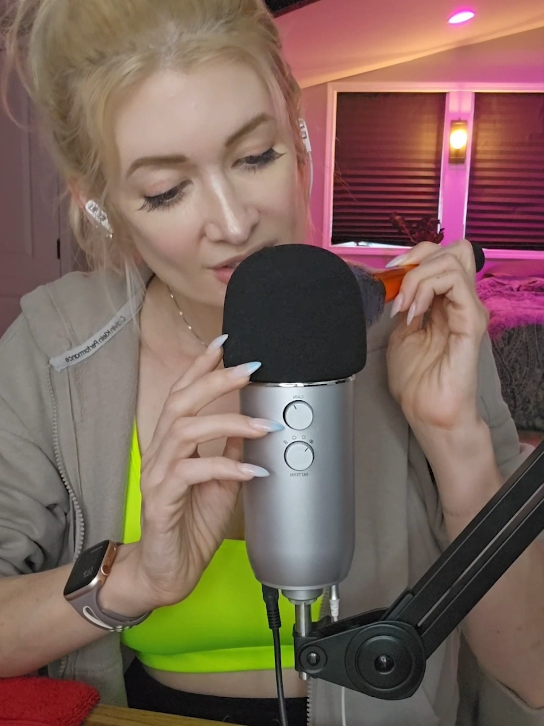 Mic Brushing and Personal Attention Just For YOU 💫 #asmr #asmrvideo #asmrmicbrushing #asmrbrushing #asmrpersonalattention #asmrtingles