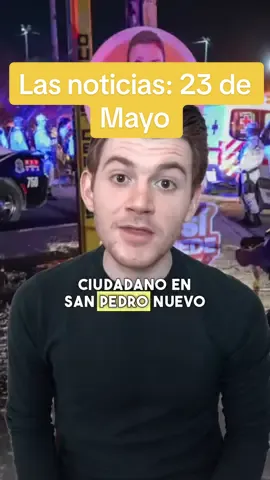 Las noticias del 23 de mayo:  -Ayer, en un mitin de Movimiento Ciudadano en San Pedro Nuevo León, el escenario colapsó sobre la gente. Estaban presentes Jorge Álvarez Máynez y otras candidatas, que se lograron salvar.  -La UNAM sacó un informe diciendo que en los siguientes 10 o 15 días, México vivirá las temperaturas más altas de su historia. Estamos, actualmente, en la tercera ola de calor.  -En el sur del país, principalmente en Chiapas y en Tabasco, se han registrado afectaciones a Monos aulladores por el calor.  -Morena volvió a insistir en que Claudia Sheinbaum (candidata Presidencial de la 4T), no está haciendo una propuesta polémica.  -Activistas de Greenpeace México (Green Peace México) han arrancado propaganda política de la CDMX (Ciudad de México) y la han dejado afuera de la sede de los partidos en señal de protesta.  -Contestando a las acusaciones sobre un terreno irregular que hizo ayer el periódico Reforma, Samuel García dijo que el terreno es suyo pero que no lo compró él, sino que se lo dio un cliente de su papá.  #politicasalvaje #noticias #noticia #noticiasmexico #politica #politicamexico #politicamexicana #historia #historiamexico #4t #morena #amlo #pan #pri #prd #movimientociudadano #mc #sheinbaum #claudiasheinbaum #xochitl #xochitlgalvez #elecciones #elecciones2024 #eleccionesmexico #corrupcion #polemica #mitin #mc #movimientonaranja #movimientociudadano #movimientociudadano🍊 #colapsa #colapsaescenario #cae #sanpedro #sanpedrogarzagarcia #maynez #maynezpresidente #presidentemaynez #nuevoleon #nuevoleonmexico #unam #calor #temperatura #oladecalor #calormexico #chiapas #chiapasmexico🇲🇽 #tabasco #tabascomexico #mono #monoaullador #4t #4T #cuartatransformacion #amlopresidente #lopezobrador #andresmanuellopezobrador #greenpeace #greenpeacemexico #basura #samuel #samuelgarcía #samuelgarcia #gobernador 