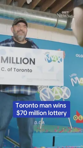 Toronto man wins $70 million, checks his bank account, and falls off his chair.  #toronto #lottery #win #millionaire #news 