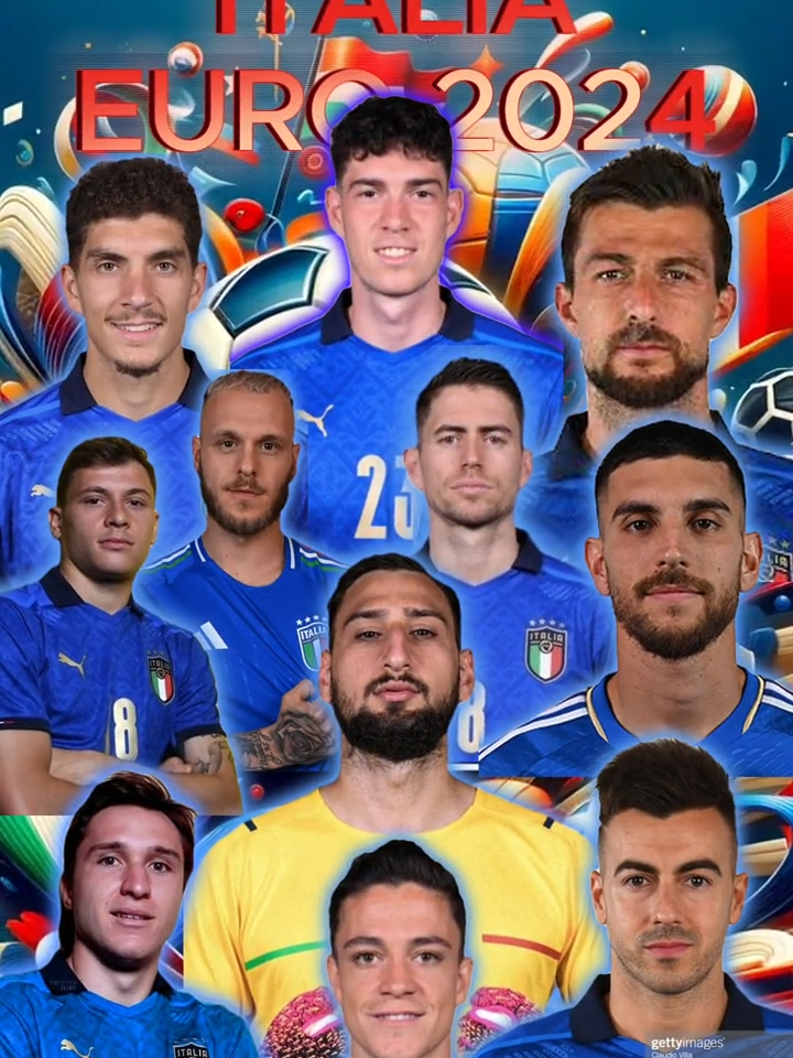 italia Euro 2024 squad #football #EURO2024 #italia #fyp #squad #viral