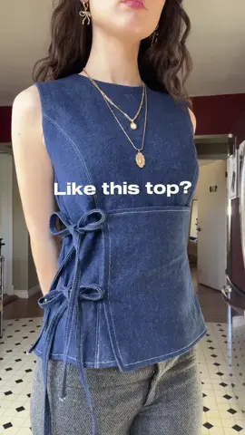 Its been a long time coming … AND its 25% off until tomorrow!! Run and grab it ❤️❤️ its linked on my page ❤️❤️  #fyp #sewingpattern #DIY #sewinginspiration #outfitinspo #pinterestoutfit #bows #denim 
