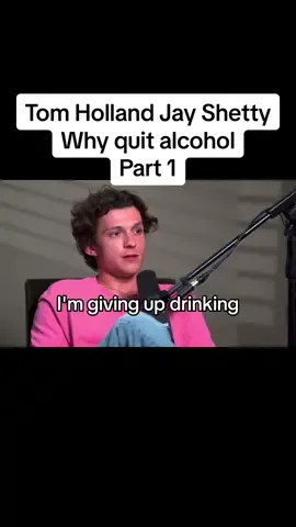 Part 1 Why quit alcohol? Tom Holland explains to Jay Shetty. #alcoholfreejourney #addictionrecovery #alcoholfreelifestyle #alcohol #recoveryispossible #sobertiktok #sobertok #soberlife 