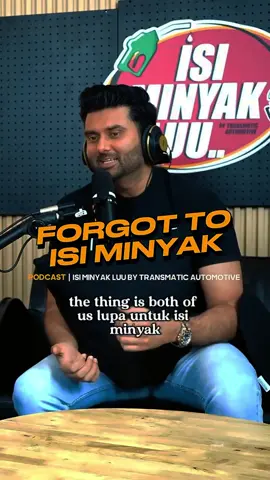 EP1 | Part 2 - Forgot to Isi Minyak #isiminyakluuu #transmaticautomotive #kevler #championlubricants #podcast #podcastclips #podcastmalaysia #hairtransplant #fyp @Luqman Hafidz @Transmatic Automotive @KEVLER HQ MALAYSIA 