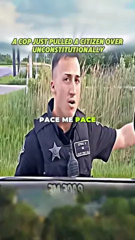 A cop just pulled a citizen over unconstitutionally #coptiktok #policeofficer #viral #trending #fyp #bodycam
