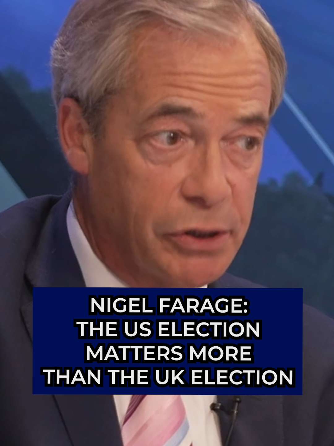 Nigel Farage explains why he thinks the US Presidential election is more important than the UK general election. Speaking to Tom Harwood on GB News, Farage said: 'The American election matters more to us, it matters more to the world... We're in a very bad place. We have to recognise the leader of the western world is America.' #nigelfarage #Farage #ReformUK #Trump #uselection #ukelection #GBNews