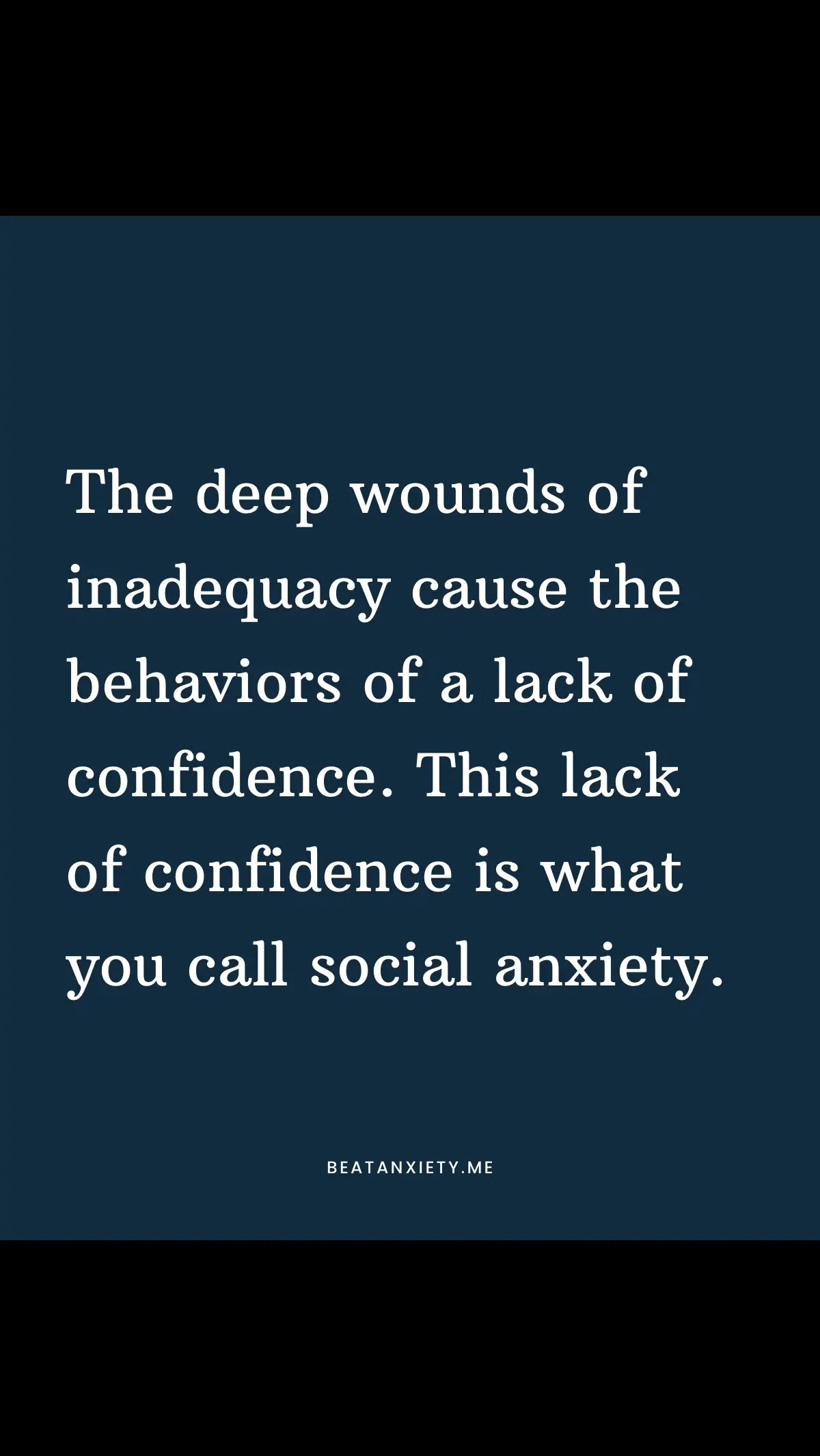 The deep wounds of inadequacy cause behaviors rooted in a lack of confidence. This lack of confidence is what you call social anxiety. When you feel like you’re not enough, it manifests in avoiding social interactions, doubting your worth, and constantly fearing judgment. Social anxiety is more than just shyness; it’s the crippling fear that you don’t belong or aren’t valued. Healing starts with addressing those wounds of inadequacy and rebuilding your confidence from within. Remember, you are enough, and your worth isn’t determined by others’ perceptions. 🌟💬 . . . . #SocialAnxiety #MentalHealthAwareness #HealingJourney #SelfWorth #ConfidenceBuilding #OvercomingAnxiety #InnerStrength #SelfLove #BreakTheCycle ---