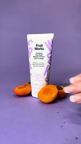 Vitamin rich, cold pressed apricot oil helps soothe and reduce irritation.✨   Shop our Clarifying Face Mask - link in our bio 🛒    #FruitWorks #FruitWorksEngland #FruitWorksForMe #FoodForTheSkin #BeautyBunch #SelfCare #SelfLove #VeganSkincare #Skincare #SkincareTikTok #SkincareRoutine #TikTokMadeMeBuyIt #SpringFinds #Vegan #clarifyingfacemask #facemask #fyp 